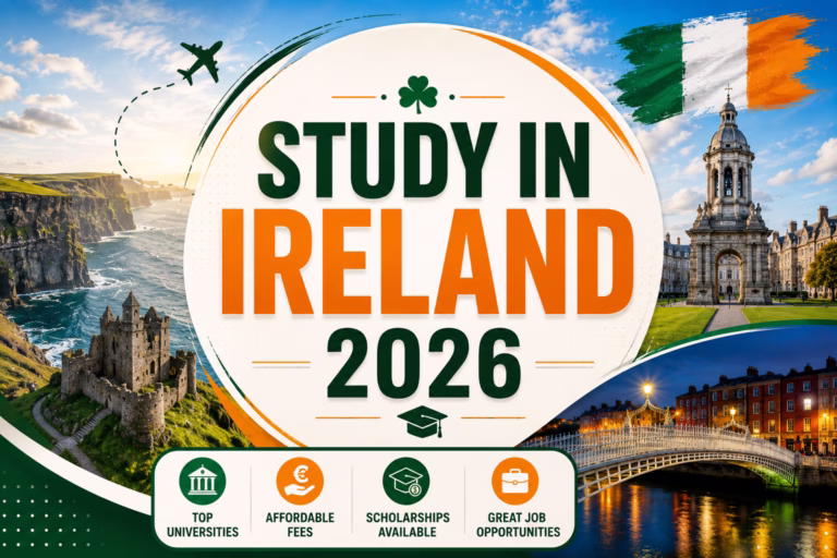 Study in Ireland 2026: Universities, Fees, Scholarships & Jobs
